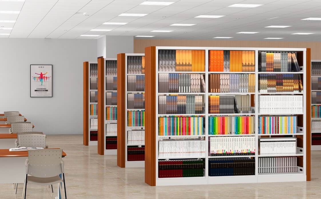 the types of steel bookshelves